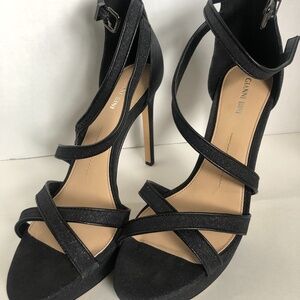 Gianni Bini Corielle black/glitter size 11
